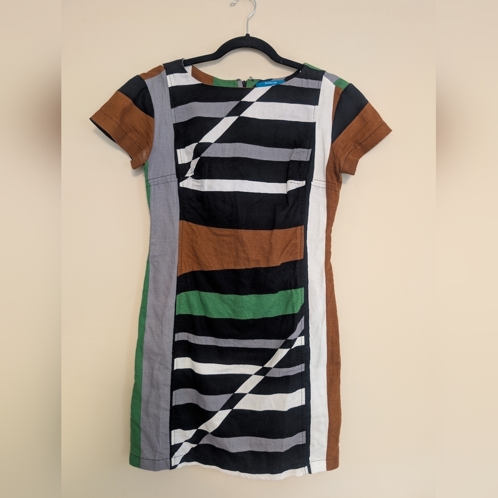 Derek Lam for Design Nation Colorblock Stripe Shift Dress – Size 6